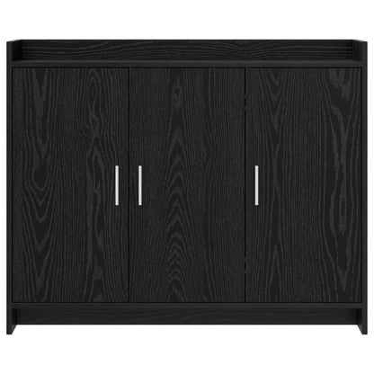 Sideboard Black Oak 98.5 x 33 x 80 cm Engineered Wood