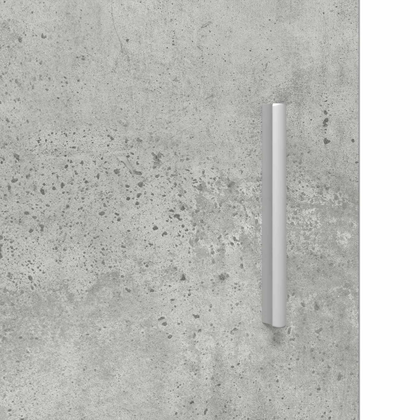 Sideboard Concrete Grey 98.5 x 33 x 80 cm Engineered Wood