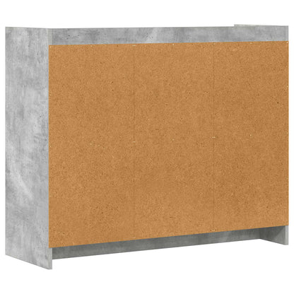 Sideboard Concrete Grey 98.5 x 33 x 80 cm Engineered Wood