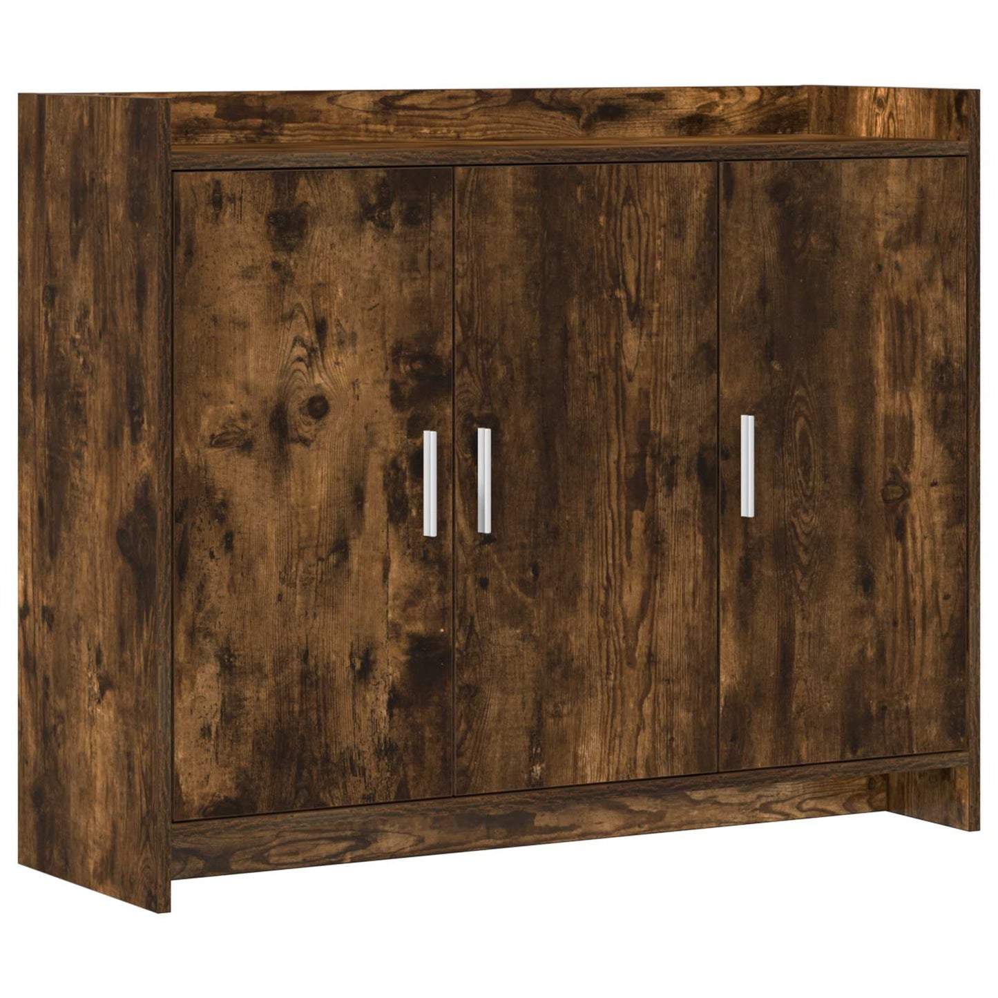 Sideboard Smoked Oak 98.5 x 33 x 80 cm Engineered Wood