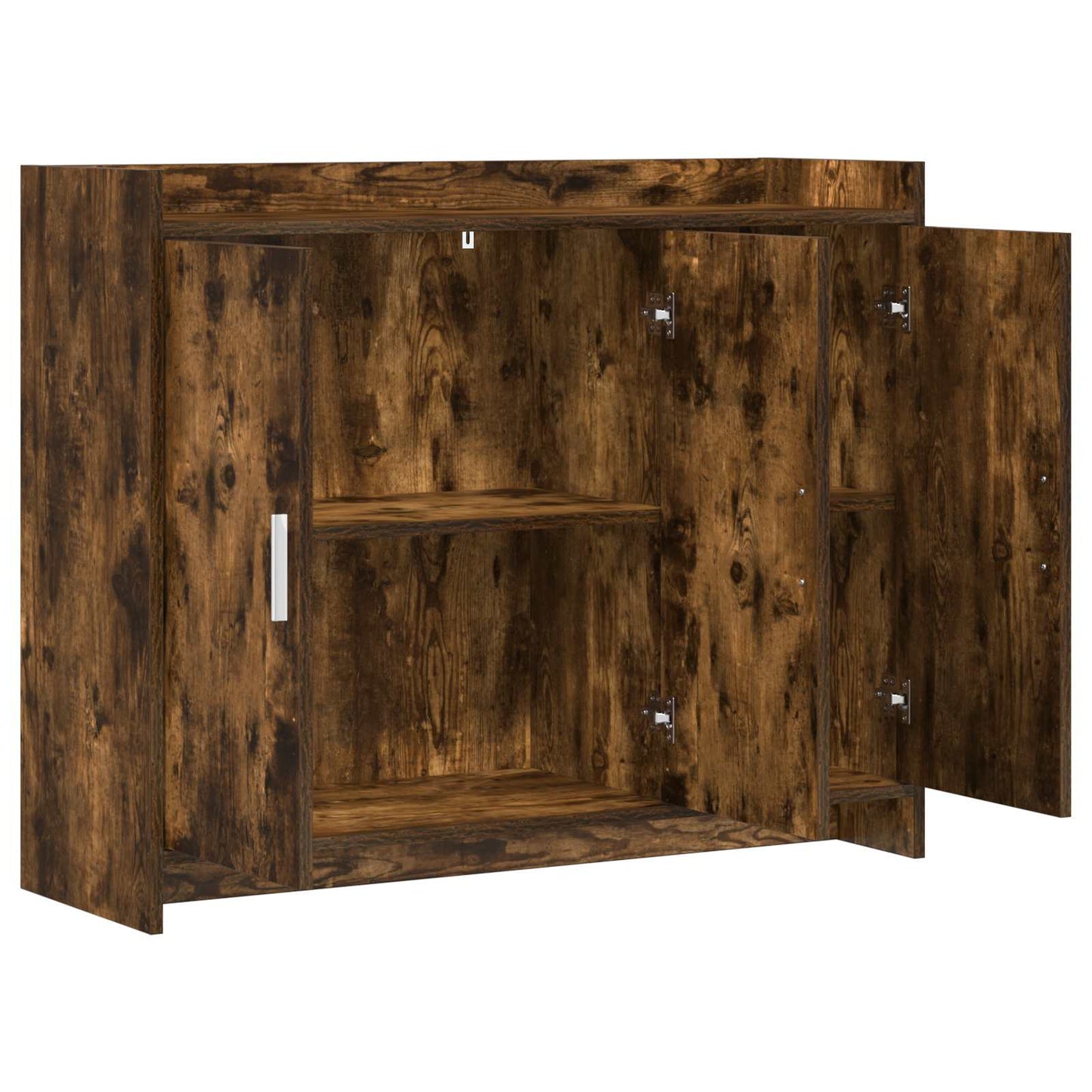 Sideboard Smoked Oak 98.5 x 33 x 80 cm Engineered Wood