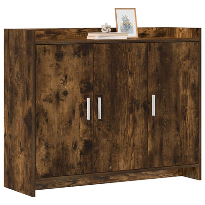 Sideboard Smoked Oak 98.5 x 33 x 80 cm Engineered Wood