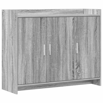Sideboard Grey Sonoma 98.5 x 33 x 80 cm Engineered Wood