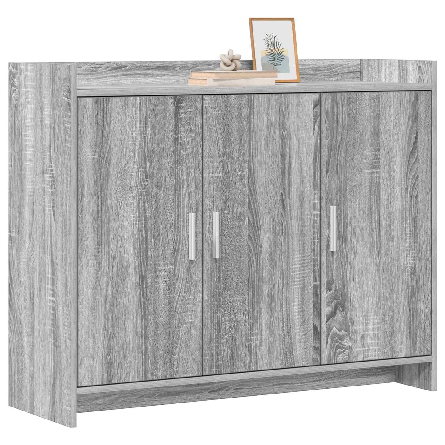 Sideboard Grey Sonoma 98.5 x 33 x 80 cm Engineered Wood