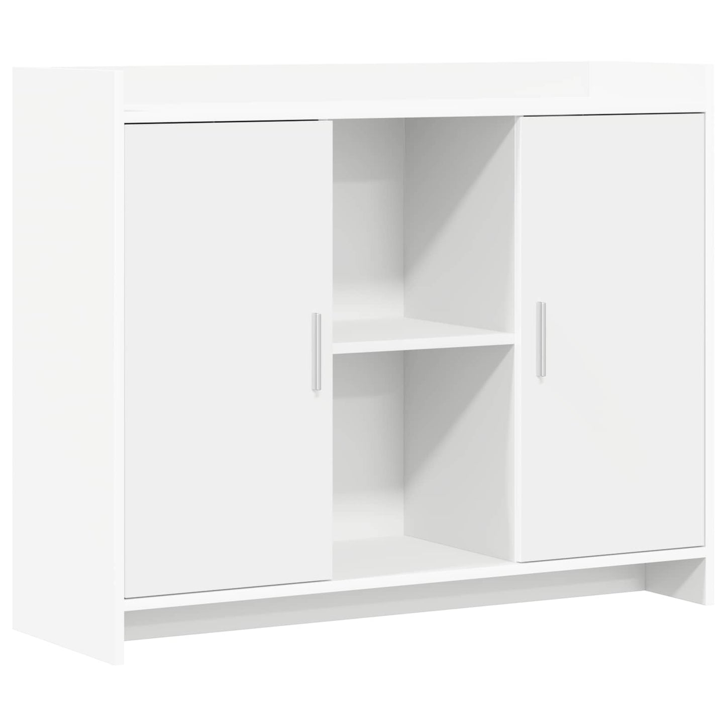 Sideboard White 98.5 x 33 x 80 cm Engineered Wood