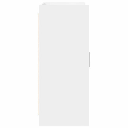 Sideboard White 98.5 x 33 x 80 cm Engineered Wood
