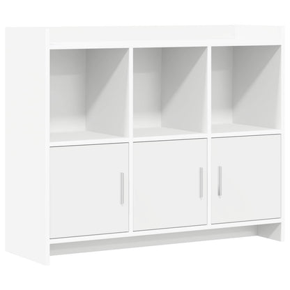 Sideboard White 98.5 x 33 x 80 cm Engineered Wood
