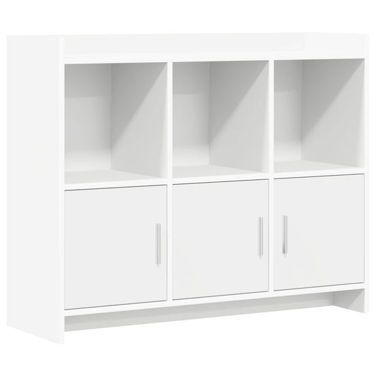 Sideboard White 98.5 x 33 x 80 cm Engineered Wood