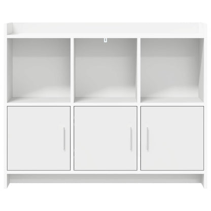 Sideboard White 98.5 x 33 x 80 cm Engineered Wood