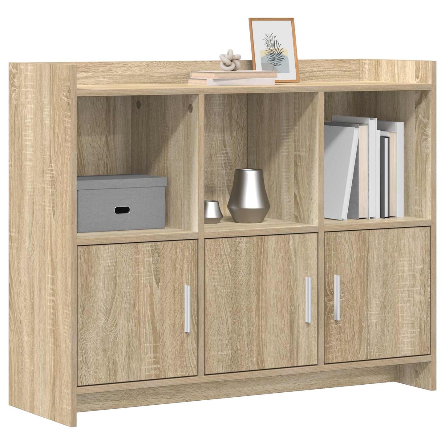 Sideboard Sonoma Oak 98.5 x 33 x 80 cm Engineered Wood