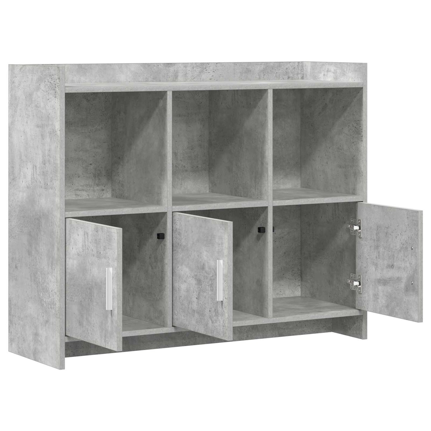 Sideboard Concrete Grey 98.5 x 33 x 80 cm Engineered Wood