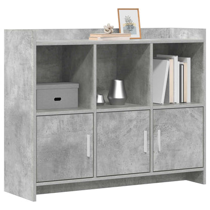 Sideboard Concrete Grey 98.5 x 33 x 80 cm Engineered Wood