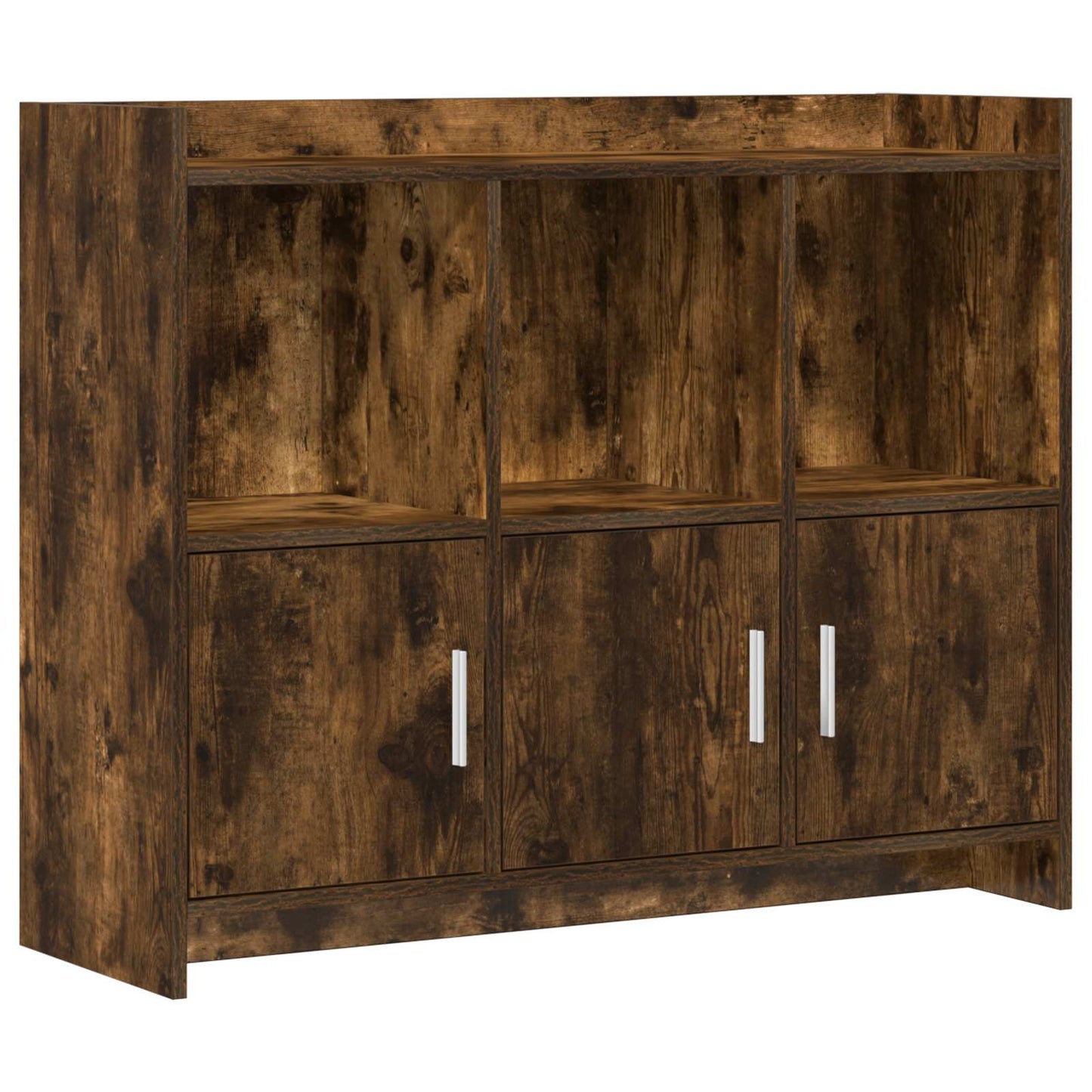 Sideboard Smoked Oak 98.5 x 33 x 80 cm Engineered Wood