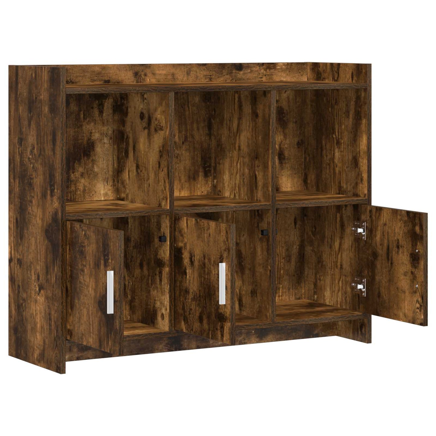 Sideboard Smoked Oak 98.5 x 33 x 80 cm Engineered Wood