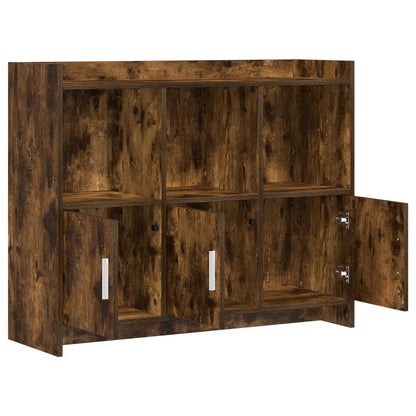Sideboard Smoked Oak 98.5 x 33 x 80 cm Engineered Wood