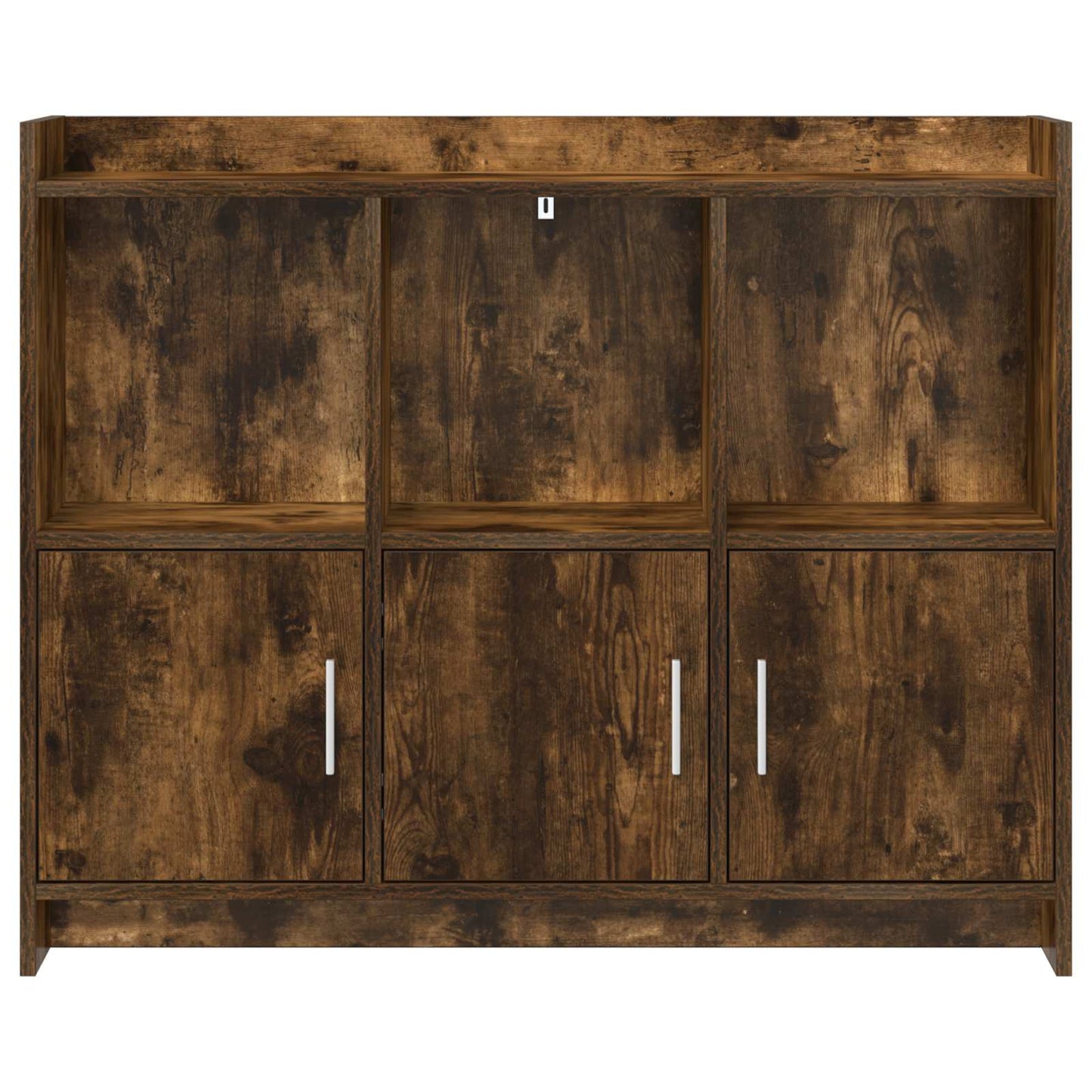 Sideboard Smoked Oak 98.5 x 33 x 80 cm Engineered Wood
