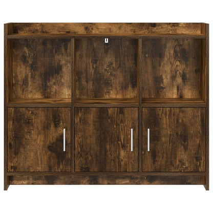Sideboard Smoked Oak 98.5 x 33 x 80 cm Engineered Wood