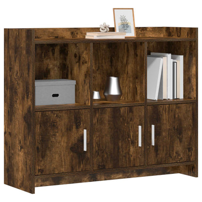 Sideboard Smoked Oak 98.5 x 33 x 80 cm Engineered Wood