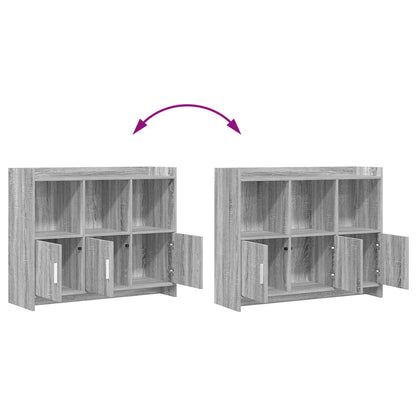 Sideboard Grey Sonoma 98.5 x 33 x 80 cm Engineered Wood