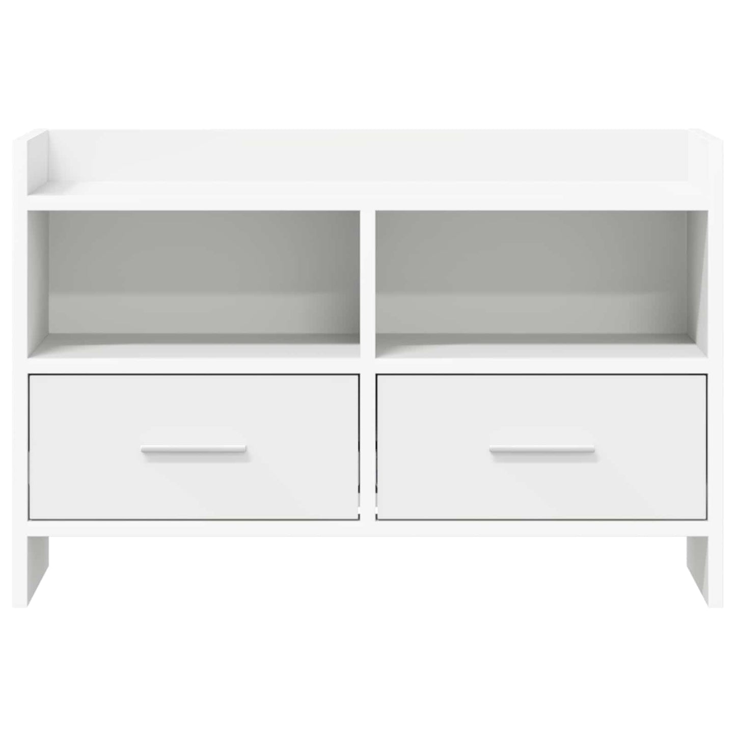 TV Cabinet 71.5 x 33 x 47 cm White Engineered Wood
