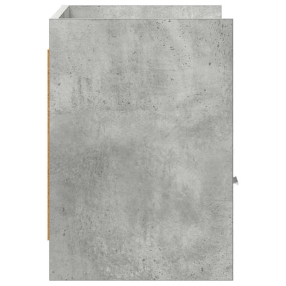 TV Cabinet 71.5 x 33 x 47 cm Concrete Grey Engineered Wood