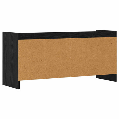 TV Cabinet 100 x 33 x 47 cm Black Oak Engineered Wood