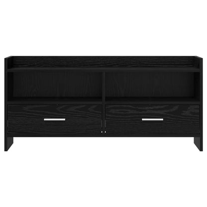 TV Cabinet 100 x 33 x 47 cm Black Oak Engineered Wood