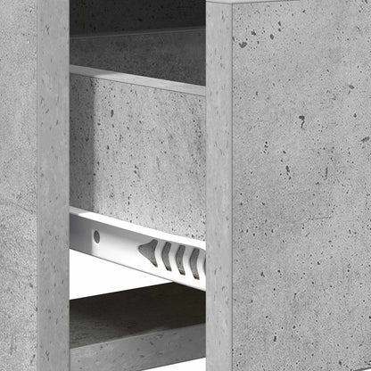 TV Cabinet 100 x 33 x 47 cm Concrete Grey Engineered Wood