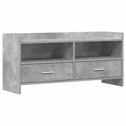 TV Cabinet 100 x 33 x 47 cm Concrete Grey Engineered Wood