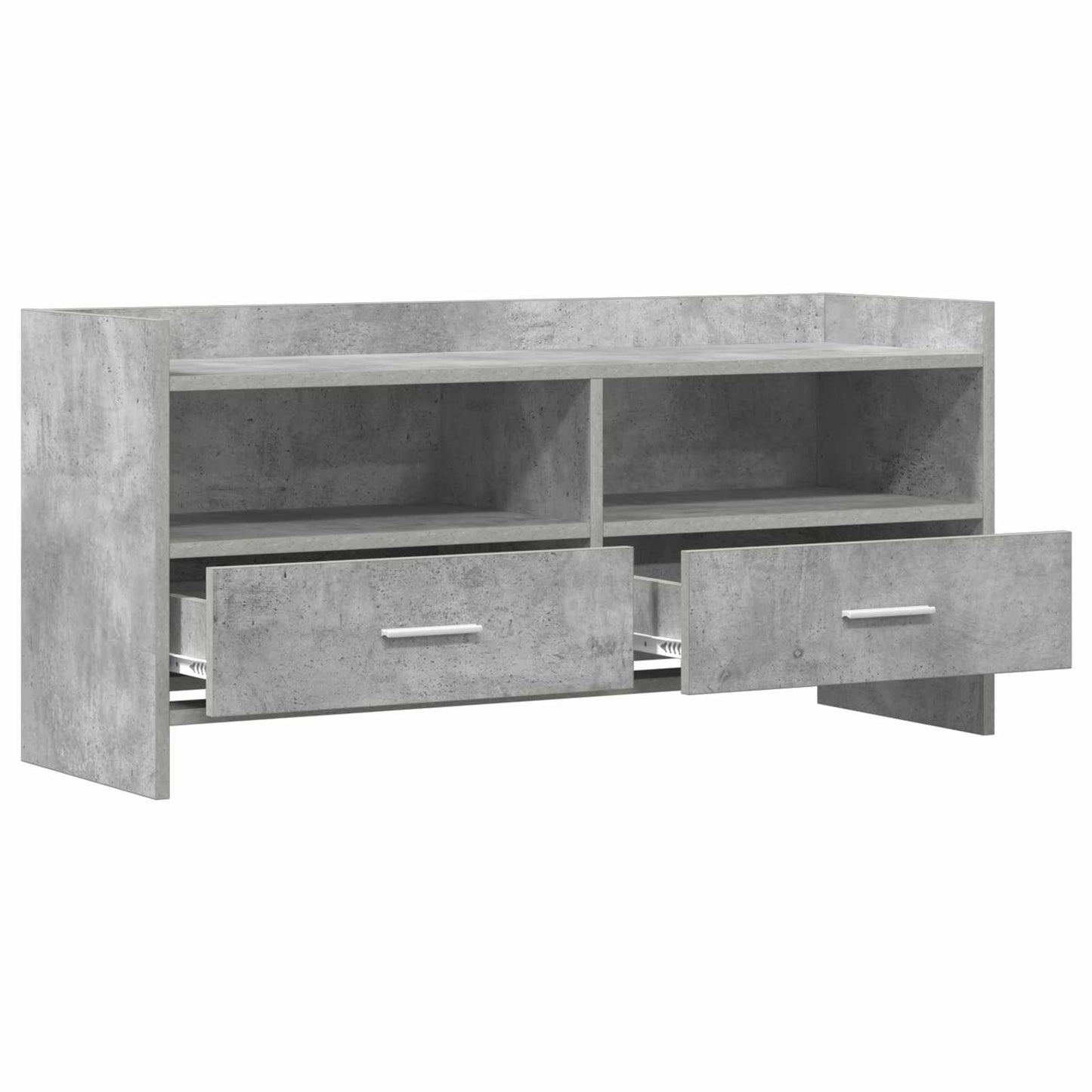 TV Cabinet 100 x 33 x 47 cm Concrete Grey Engineered Wood