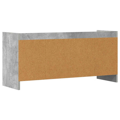 TV Cabinet 100 x 33 x 47 cm Concrete Grey Engineered Wood