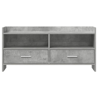TV Cabinet 100 x 33 x 47 cm Concrete Grey Engineered Wood