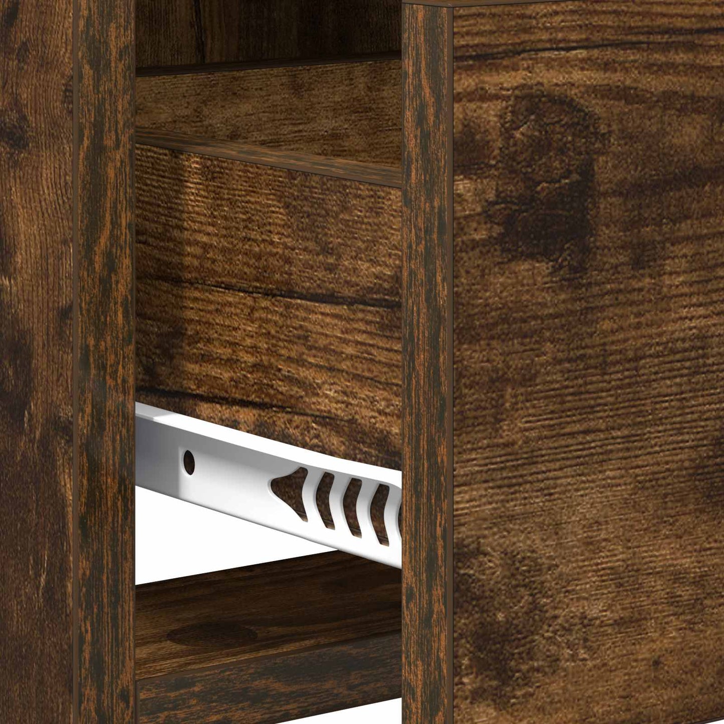 TV Cabinet 100 x 33 x 47 cm Smoked Oak Engineered Wood