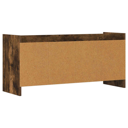 TV Cabinet 100 x 33 x 47 cm Smoked Oak Engineered Wood