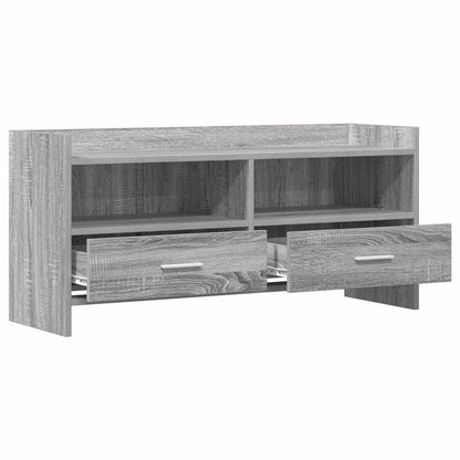 TV Cabinet 100 x 33 x 47 cm Grey Sonoma Engineered Wood