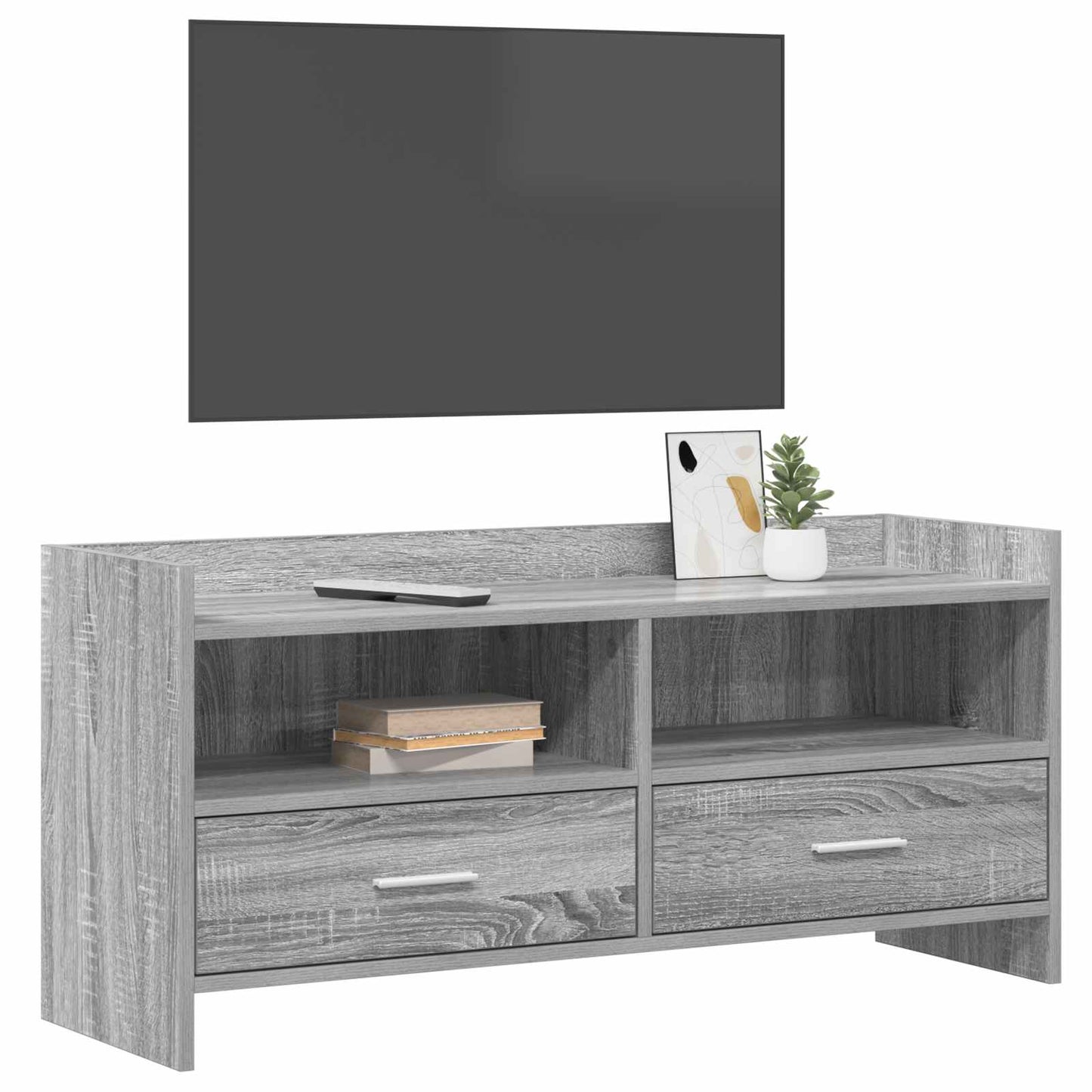 TV Cabinet 100 x 33 x 47 cm Grey Sonoma Engineered Wood