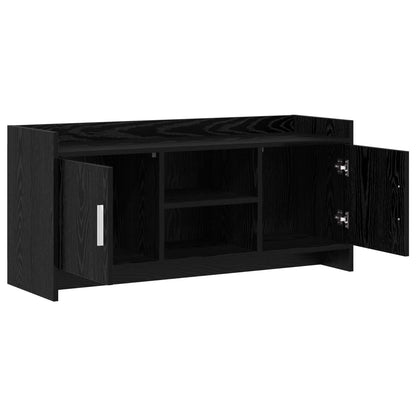 TV Cabinet 102 x 33 x 47 cm Black Oak Engineered Wood
