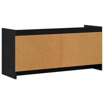 TV Cabinet 102 x 33 x 47 cm Black Oak Engineered Wood