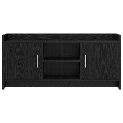 TV Cabinet 102 x 33 x 47 cm Black Oak Engineered Wood