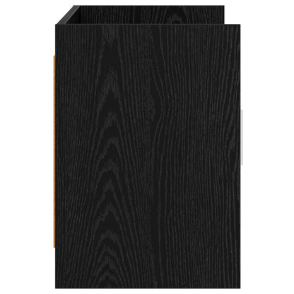 TV Cabinet 102 x 33 x 47 cm Black Oak Engineered Wood