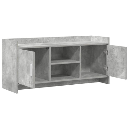 TV Cabinet 102 x 33 x 47 cm Concrete Grey Engineered Wood