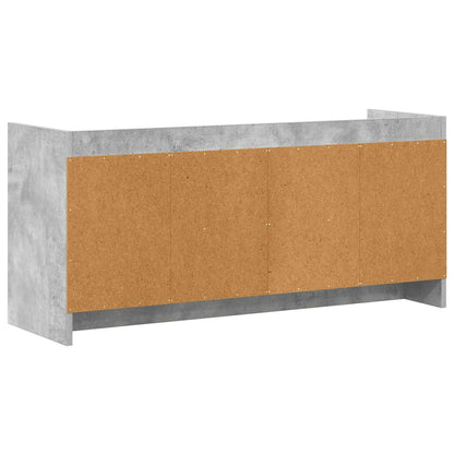 TV Cabinet 102 x 33 x 47 cm Concrete Grey Engineered Wood