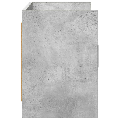 TV Cabinet 102 x 33 x 47 cm Concrete Grey Engineered Wood