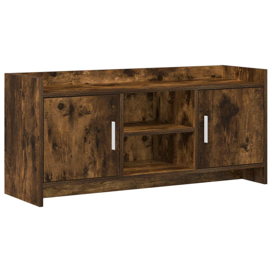 TV Cabinet 102 x 33 x 47 cm Smoked Oak Engineered Wood