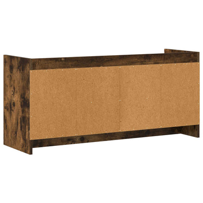 TV Cabinet 102 x 33 x 47 cm Smoked Oak Engineered Wood