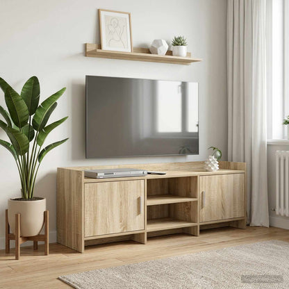 TV Cabinet 130 x 33 x 47 cm Sonoma Oak Engineered Wood