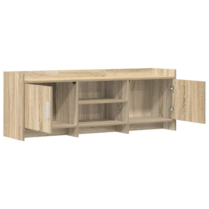 TV Cabinet 130 x 33 x 47 cm Sonoma Oak Engineered Wood