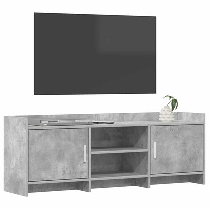 TV Cabinet 130 x 33 x 47 cm Concrete Grey Engineered Wood