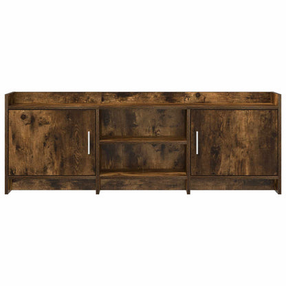 TV Cabinet 130 x 33 x 47 cm Smoked Oak Engineered Wood