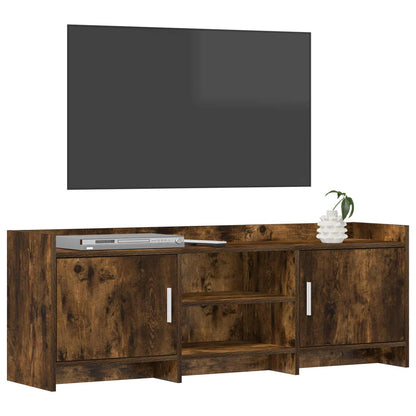 TV Cabinet 130 x 33 x 47 cm Smoked Oak Engineered Wood